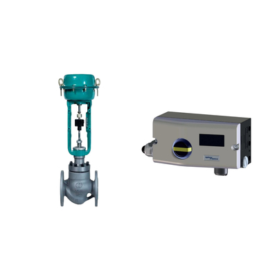 Katup Pneumatik Dengan Spirax Sarco Smart Valve Positioner SP7-10-11 Dan Fisher 67CFR Filter Regulator