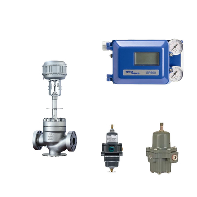 Klep Pneumatik Terkenal China Dengan Spirax Sarco Smart Valve Positioner SP500 Dan Fisher 67CFR Filter Regulator