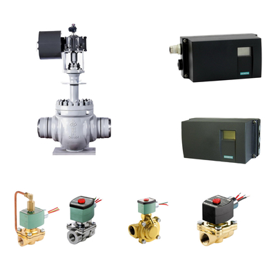 Pneumatic Control Valve Positioner Siemens SIPART PS2 dan Emerson-ASCO 210 katup solenoid
