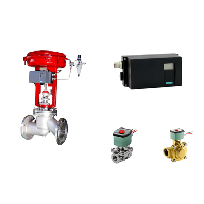 Pneumatic Control Valve Positioner Siemens SIPART PS2 dan Emerson-ASCO 210 katup solenoid