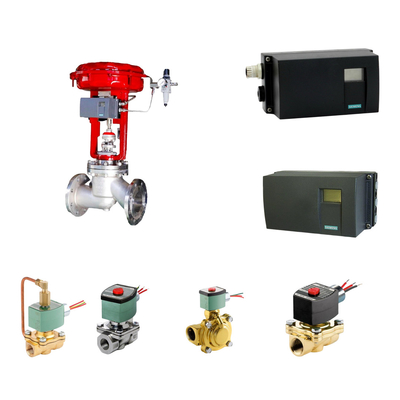 Pneumatic Control Valve Positioner Siemens SIPART PS2 dan Emerson-ASCO 210 katup solenoid