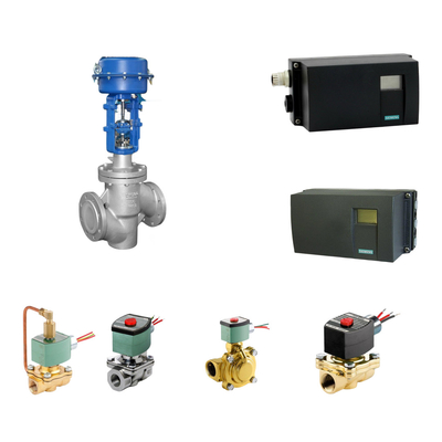 Pneumatic Control Valve Positioner Siemens SIPART PS2 dan Emerson-ASCO 210 katup solenoid