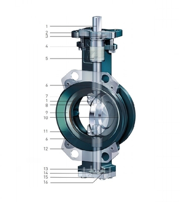 Keystone 360 Kontrol Klep Kupu-kupu Dengan Aktuator Listrik F89