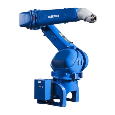 Otomatisasi YASKAWA Robot Industri MPX3500 Dengan CNGBS Robot Pakaian Sebagai Peralatan CNC Untuk Palet