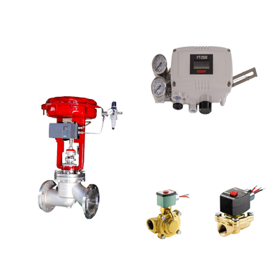 Katup Kontrol Pneumatik Dengan Rotork Asli YT-2500 Smart Valve Positioner Dan EMERSON ASCO210 2-Way Solenoid Valves