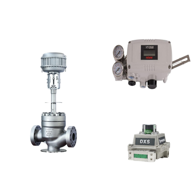 Katup Kontrol Pneumatik Dengan Rotork Asli YT-2500 Smart Valve Positioner Dan Emerson Limit Switch