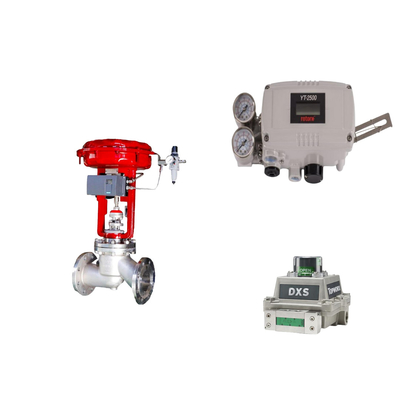 Katup Kontrol Pneumatik Dengan Rotork Asli YT-2500 Smart Valve Positioner Dan Emerson Limit Switch