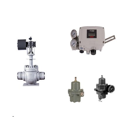 Katup Kontrol Pneumatik Dengan Rotork Asli YT-2500 Smart Valve Positioner Dan Fisher 67CFR Filter Regulator