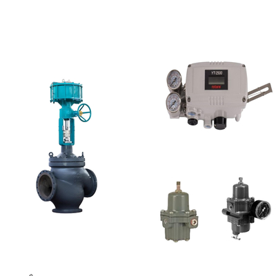 Katup Kontrol Pneumatik Dengan Rotork Asli YT-2500 Smart Valve Positioner Dan Fisher 67CFR Filter Regulator