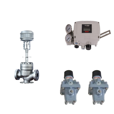 Katup Kontrol Pneumatik Dengan Rotork Asli YT-2500 Smart Valve Positioner Dan Masoneilan 78-40 regulator filter