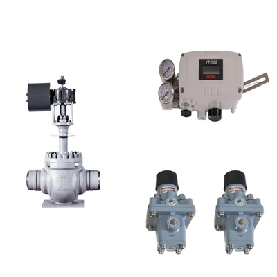 Katup Kontrol Pneumatik Dengan Rotork Asli YT-2500 Smart Valve Positioner Dan Masoneilan 78-40 regulator filter