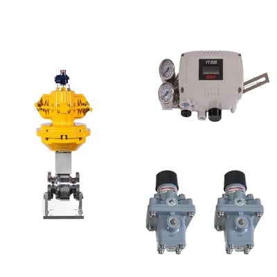 Katup Kontrol Pneumatik Dengan Rotork Asli YT-2500 Smart Valve Positioner Dan Masoneilan 78-40 regulator filter