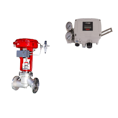 Katup Kontrol Pneumatik Dengan Rotork Asli YT-2500 Smart Valve Positioner Dan Rotork Limit Switch