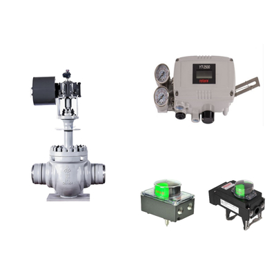 Katup Kontrol Pneumatik Dengan Rotork Asli YT-2500 Smart Valve Positioner Dan Rotork Limit Switch