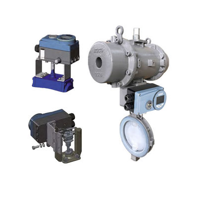 Burkert Digital posisi elektro-pneumatik Tipe 8792 posisi katup dengan klep kontrol merek Cina dan aktuator