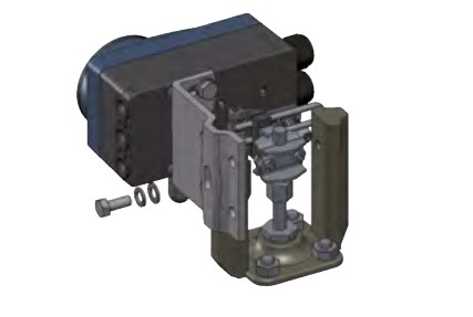 Burkert Digital posisi elektro-pneumatik Tipe 8792 posisi katup dengan klep kontrol merek Cina dan aktuator