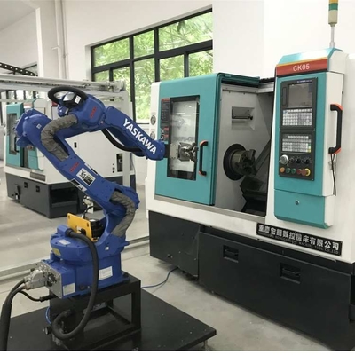 Industrial Robotic Arm 6 Axis Yaskawa GP35L Dengan CNGBS Robot Gripper Untuk Robot Penanganan Otomatis