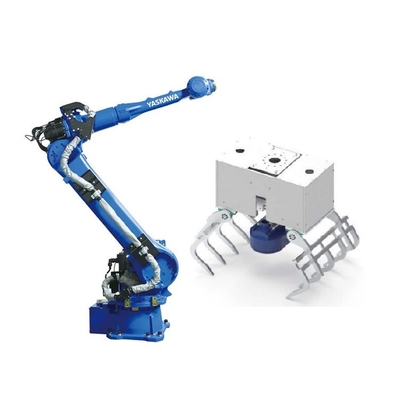 Industrial Robotic Arm 6 Axis Yaskawa GP35L Dengan CNGBS Robot Gripper Untuk Robot Penanganan Otomatis