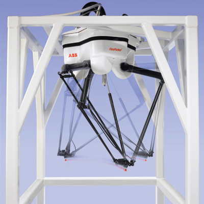 ABB 4 Axis Robot Arm IRB 360-1 Dengan CNGBS Guide Rail Sebagai Mesin perakitan Untuk Pengolahan OEM