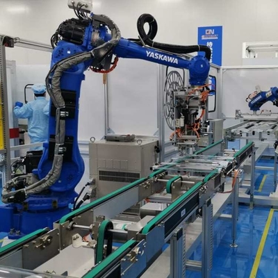 Yaskawa GP180-120 Robotic Arm With CNGBS Robot Quick Changer Untuk Robot Industri Otomatis