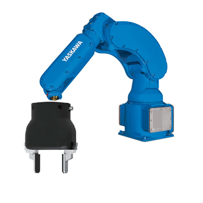 Cat Mobil Robotic Arm 6 Axis Yaskawa MPX1150 Dengan CNGBS Robot Gripper Untuk Cat Robot Tembok