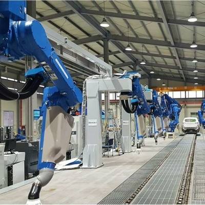 6 Axis Painting Robotic Arm Yaskawa MPX1950 Dengan CNGBS Robot Pakaian Untuk Robot Lukisan Otomatis