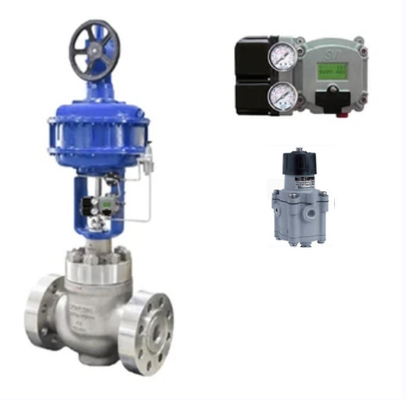 Stabil Masoneilan 78-40 Air Filter Regulator Dan Masoneilan SVI2 Valve Positioner Untuk Pneumatic Control Valve