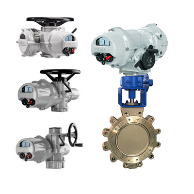 IQ Range Alloy / Steel Electric Actuator Dengan Klep Kupu-kupu Merek Cina
