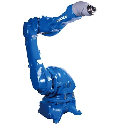 Mewarnai 6 Axis Robotic Arm Yaskawa MPX2600 Dengan CNGBS Pistol Pembersih Stasiun Untuk Mewarnai Robot