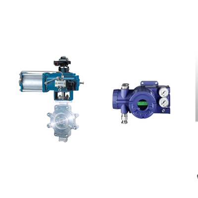 Katup Kontrol Pneumatik Cina Dengan Positioner Katup Foxboro Asli SRD960
