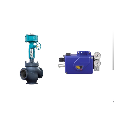 Katup Kontrol Pneumatik Cina Dengan Positioner Katup Foxboro Original SRI990