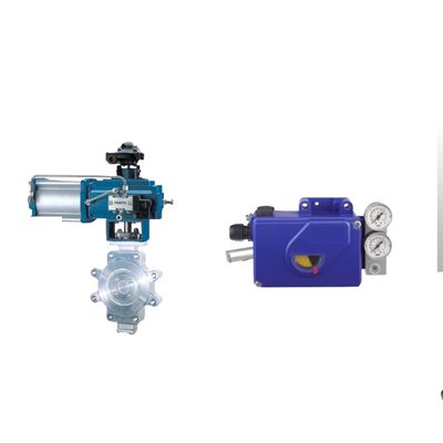 Katup Kontrol Pneumatik Cina Dengan Positioner Katup Foxboro Original SRI990