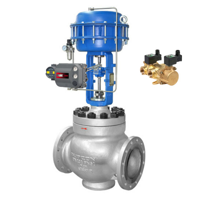 Stabil dan tahan lama ikan-Er katup DVC6200 Positioner dengan ASCO Solenoid Valve Untuk Pneumatic Control Valve Di stok