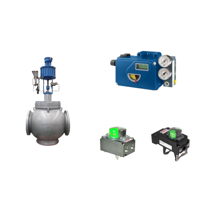 Katup Kontrol Pneumatik Cina Dengan Intelijen Original Foxboro SRD991 Valve Positioner Dan Rotork Limit Switch