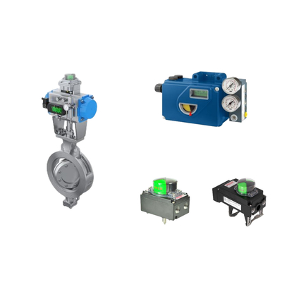 Katup Kontrol Pneumatik Cina Dengan Intelijen Original Foxboro SRD991 Valve Positioner Dan Rotork Limit Switch