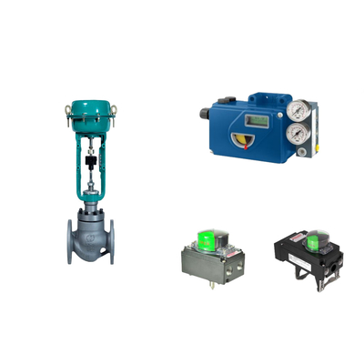 Katup Kontrol Pneumatik Cina Dengan Intelijen Original Foxboro SRD991 Valve Positioner Dan Rotork Limit Switch
