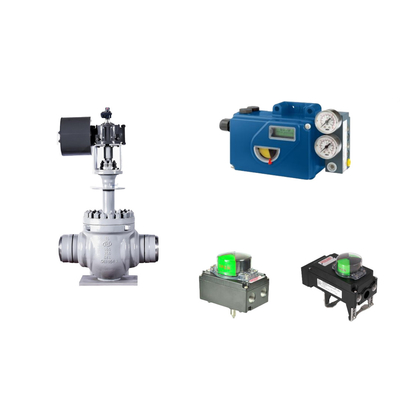 Katup Kontrol Pneumatik Cina Dengan Intelijen Original Foxboro SRD991 Valve Positioner Dan Rotork Limit Switch