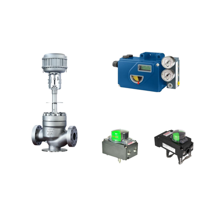 Katup Kontrol Pneumatik Cina Dengan Intelijen Original Foxboro SRD991 Valve Positioner Dan Rotork Limit Switch