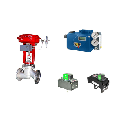 Katup Kontrol Pneumatik Cina Dengan Intelijen Original Foxboro SRD991 Valve Positioner Dan Rotork Limit Switch