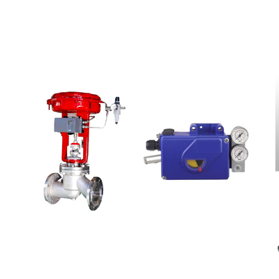 Katup Kontrol Pneumatik Cina Dengan Positioner Klep Foxboro Asli SRI990 dan Switch Batas Rotork