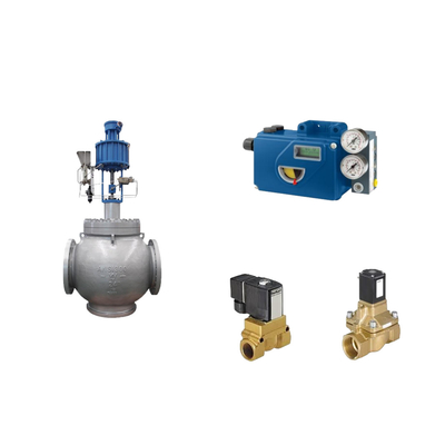 Katup Kontrol Pneumatik Cina Dengan Intelligent Original Foxboro SRD991 Valve Positioner Dan Burkert Solenoid Valve