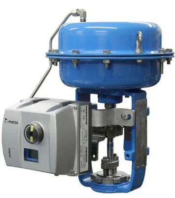 Katup kontrol Cina dengan Neles Valve Positioner ND9000 dan aktuator pneumatik