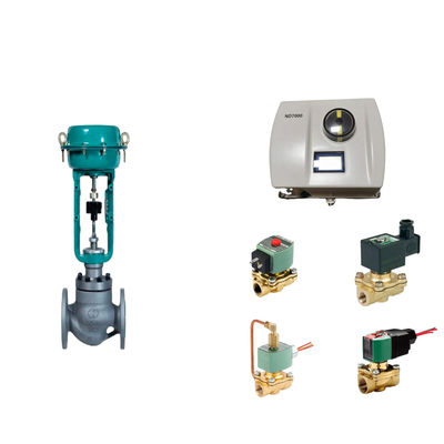 Klep Kontrol Pneumatik dengan Neles ND7000 Positioner Klep Cerdas Dengan Klep Asco Solenoid Sebagai Pemasok Klep Sto