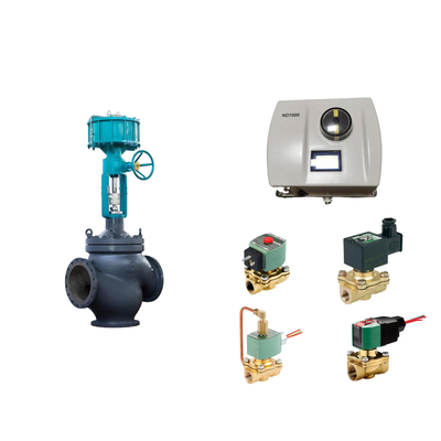 Klep Kontrol Pneumatik dengan Neles ND7000 Positioner Klep Cerdas Dengan Klep Asco Solenoid Sebagai Pemasok Klep Sto