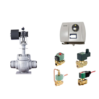Klep Kontrol Pneumatik dengan Neles ND7000 Positioner Klep Cerdas Dengan Klep Asco Solenoid Sebagai Pemasok Klep Sto