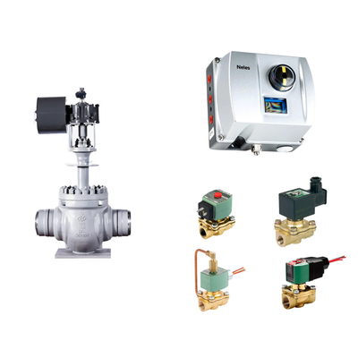 Cina Pneumatic Control Valve dengan Neles ND9000 Intelligent Valve Positioner dengan Asco Solenoid Valve Stock Supplier