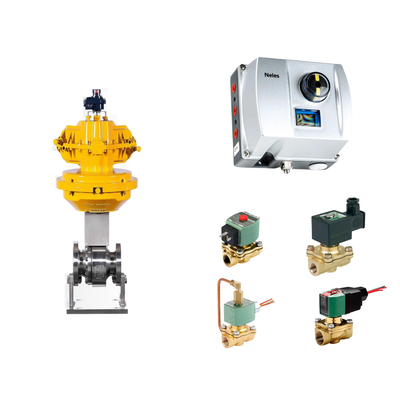 Cina Pneumatic Control Valve dengan Neles ND9000 Intelligent Valve Positioner dengan Asco Solenoid Valve Stock Supplier