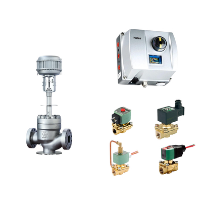 Cina Pneumatic Control Valve dengan Neles ND9000 Intelligent Valve Positioner dengan Asco Solenoid Valve Stock Supplier