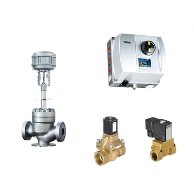 Katup Kontrol Pneumatik Cina dengan Neles ND9000 Positioner Intelijen Katup Dan Katup Solenoid Burkert
