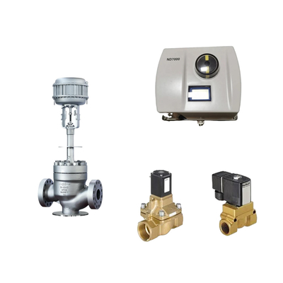 Katup Kontrol Pneumatik Cina Dengan Neles Asli ND7000 Positioner Valve Dan Katup Solenoid Burkert